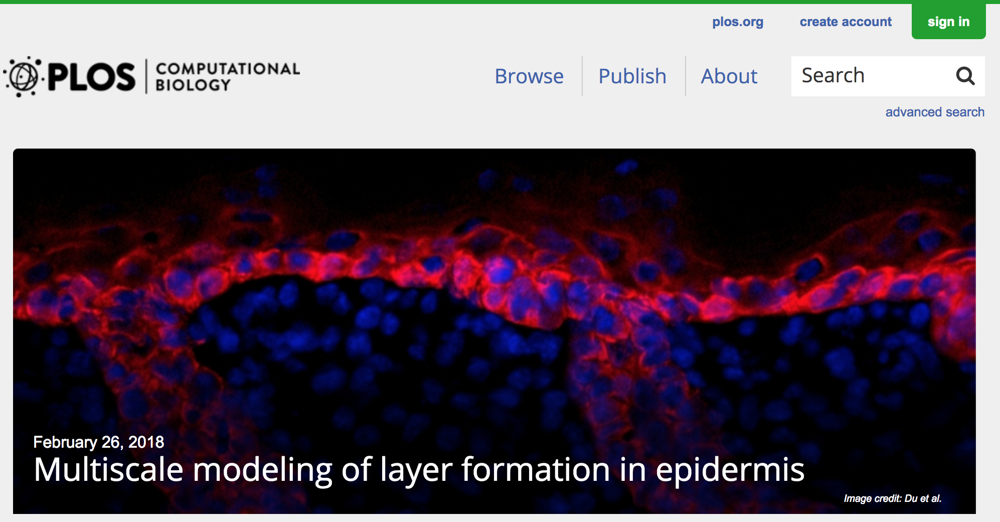 PLoS Computational Biology research visualization